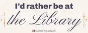 HPL Bumper Stickers "I'd Rather be at the Library"