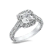 Asscher Cut 1.50 Ct. 14K Ring
