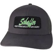 Dark Grey Trucker Hat — Schaffer Performance Archery