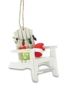 Adirondack with Lights – Christmas Ornament by Cape Shore