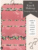 Kiss and Makeup Hanging Travel Bag