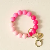 The Darling Effect Hands Free Keychain Wristlet Tickled Pink