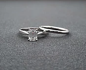 1.04 ct GIA Certified Emerald-Cut Diamond Engagement Set — Hakimi Gem