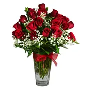 36 Short Stem Roses Arranged