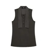 Head Golf Women's Tie Collar Top Brown