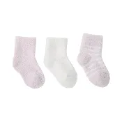 Barefoot Dreams Infant CozyChic Lite® Socks 3-Pack - Pink/Pearl