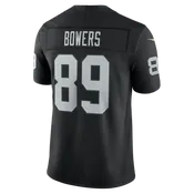 Brock Bowers Las Vegas Raiders Nike NFL Team Vapor F.U.S.E. Stitched Limited Jersey Home - Black