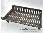 12″ Antique Interior Cast Iron Fireplace Grate Small