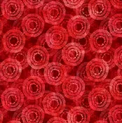 108in. Circle Burst - Red by Anne Rowan