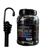 30-Piece Heavy-Duty 8mm Bungee Cord Assortment