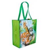 Zoo Animals Reusable Tote Bag (15″ Tall)