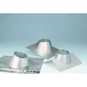 6" Secure Temp 1/12-7/12 Pitch Roof Flashing Peak with Storm Collar-6FPR