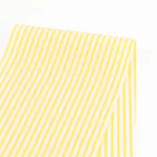 Candy Stripe Cotton/Cupro Shirting - Lemon (Pieces)