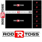 RodTogs™ Fishing Rod Wraps (Black)