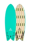 5'8" Retro Fish Quad Fin Soft Surfboard by Catch Surf