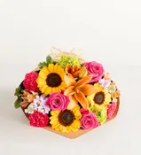 The Floral Embrace Wrapped Bouquet