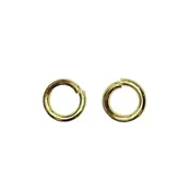 10FI220-G: Jump Ring Gold Plate 13GA 10mm 9-10PC/5GM