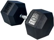 105LBS RUBBER DUMBBELL