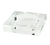 Barnes/Gamble: Lucite Wine Coaster — Lisa Mallory Interior Design