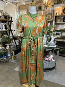 Jodifl Green Satin Dress