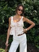 Adelina Floral Top - Final Sale