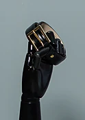 Black Leather Belt