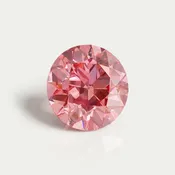2.50 Carat Pink Old European Round Cut Lab Diamond