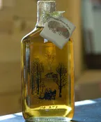 Maple Syrup Glass Flask