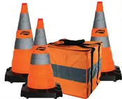 28" H.D. Collapsible Safety Cone 3-Pack - Aervoe LLC
