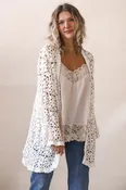 Boho Knit Kimono