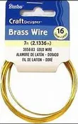 16 Gauge Gold Colored Brass Wire