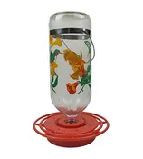 Best-1  Hummingbird Feeder 32 oz. w/ Hummingbird and Trumpet Flowers