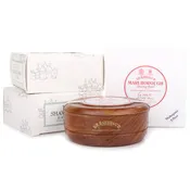 D.R. Harris Shaving Soap in Mahogany Bowl