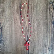 Beaded Cross Necklace