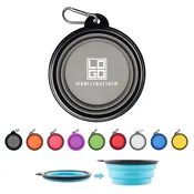 Collapsible Design TPE Pet Bowl w/Carabiner