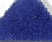 11/0 Demi Transparent Snorkel Blue