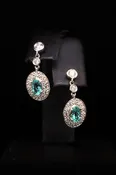 African Paraiba Earrings