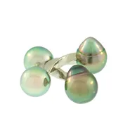 Plat Tahitian Pearl Cufflinks