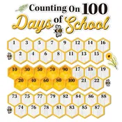 100 Days Of School Beehive Bulletin Board Set