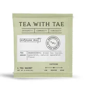 Tea with Tae - Moroccan Mint Green Tea - Individually Wrapped Tea Bag