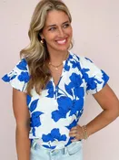 Coastal Iris Top - 75% Off