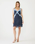 ADALINA MINI DRESS VINTAGE NAVY