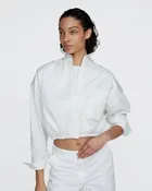 Cinched Waist Shirt - White