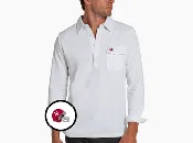 Alabama - Coach's Long Sleeve Players Shirt - Helmet - White