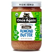 Creamy Organic Almond Butter - Roasted