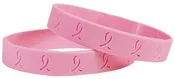 Pink Ribbon Silicone Wristband Bracelet Band - Multi Ribbons — The Pink Ribbon Shop