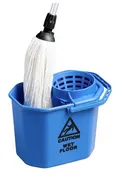 M2 Professional Heavy-Duty Bucket with Cone Wringer 12 Liter, Blue - PA-M1082, formerly EPCSM1082 COM-M1082