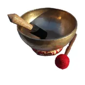 10 Inch Hand Hammered Singing Bowl | Handmade in Nepal | Deep Healing Sound