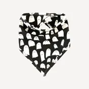 bandana bib | ghost | organic cotton interlock