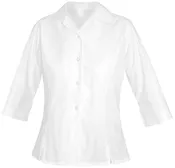 3/4 Sleeve Poplin Blouse